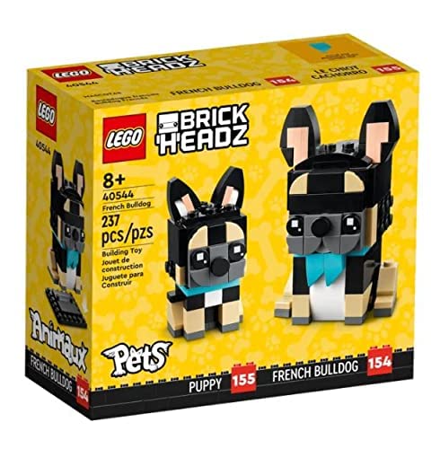 レゴ 【送料無料】Lego BrickHeadz Pets Dogs, Cats, Fish, Birds or Hamsters (Choose Pet) (French Bulldog 40544)レゴ