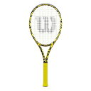 テニス ラケット 輸入 アメリカ ウィルソン Wilson Minions Ultra 100 Tennis Racket, for Recreational Players, Aluminium, Yellow/Black, WR064811U3テニス ラケット 輸入 アメリカ ウィルソン