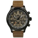 rv ^CbNX Y Timex Men's Expedition Field Chrono Analog Quartz Leather Strap, Brown, 20 Casual Watch (Model: TW4B208009J)rv ^CbNX Y