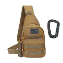 ミリタリーバックパック タクティカルバックパック サバイバルゲーム サバゲー アメリカ Armiya Men 039 s Tactical Sling Bag, Small Shoulder Chest Molle Daypack Backpack for Cycミリタリーバックパック タクティカルバックパック サバイバルゲーム サバゲー アメリカ