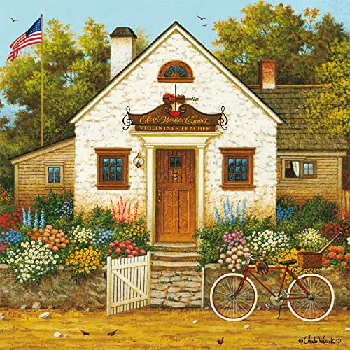 WO\[pY CO AJ Buffalo Games - Charles Wysocki - Someday Carnegie Hall - 300 Large Piece Jigsaw Puzzle for Adults Challenging Puzzle Perfect for Game Night - Finished Puzzle Size is 18.00 x 18.00WO\[pY CO AJ