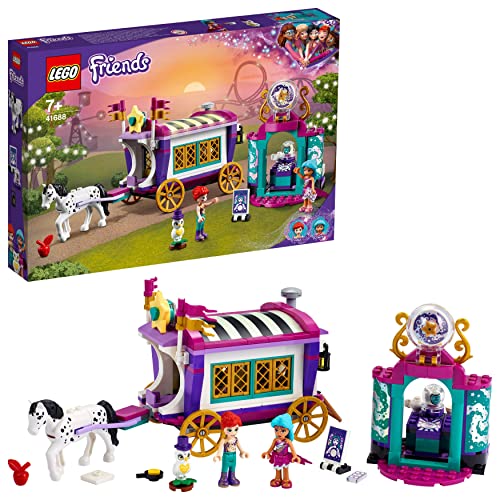 レゴ フレンズ LEGO 41688 Friends Magical Caravan Horse Toy Set, Fairground Amusement Park with 2 Mini Dolls, Vehicle Toys for Kids 7 Plus Years Oldレゴ フレンズ