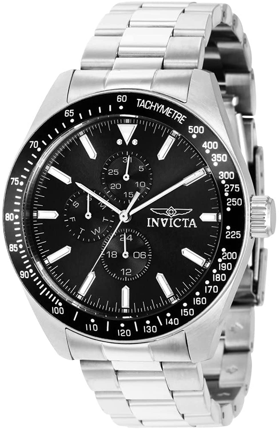 腕時計 インヴィクタ インビクタ メンズ 【送料無料】Invicta Aviator Quartz Black Dial Men's Watch 38966腕時計 インヴィクタ インビクタ メンズ