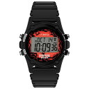 腕時計 タイメックス メンズ Timex Atlantis x Stranger Things 40mm Watch ? Black & Red Case wi...