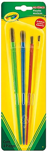  ꥫ ͢ ΰ Crayola Paint Assorted Brushes 4 ea ꥫ ͢ ΰ