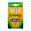 N AJ COA mߋ Crayola Colored Low Dust Chalk, 12CtN AJ COA mߋ