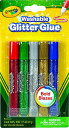 クレヨラ アメリカ 海外輸入 知育玩具 Crayola Washable Glitter Glue, Bold Blazes, Colors may vary,...