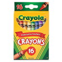 クレヨラ アメリカ 海外輸入 知育玩具 Crayola Crayons, School Supplies, Colors may vary, 16 Count, Crayon Size 3-5/8 L x 5/16 Diameterクレヨラ アメリカ 海外輸入 知育玩具