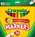 クレヨラ アメリカ 海外輸入 知育玩具 Crayola Broad Line Markers, Classic Colors 10 Each (Pack of 48)クレヨラ アメリカ 海外輸入 知育玩具