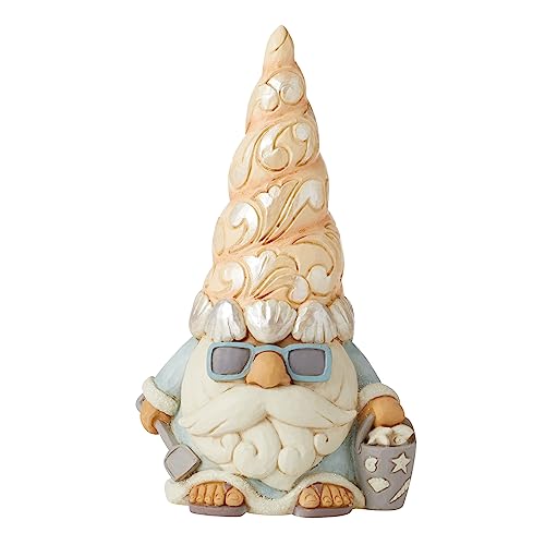 エネスコ Enesco 置物 インテリア 海外モデル アメリカ Enesco Jim Shore Heartwood Creek Coastal Seashell Gnome with Sunglasses Figurine, 6.14 Inch, Multicolorエネスコ Enesco 置物 インテリア 海外モデル アメリカ