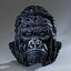 ͥ Enesco ʪ ƥꥢ ǥ ꥫ Enesco Edge Sculpture Gorilla Head Animal Bust Figurine, 15 Inch, Blackͥ Enesco ʪ ƥꥢ ǥ ꥫ