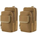 タクティカルポーチ ミリタリーポーチ サバイバルゲーム サバゲー アメリカ FRTKK 2 Pack Molle Pouches - Tactical Comp...