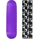 デッキ スケボー スケートボード 海外モデル 直輸入 Moose Blank Skateboard Deck - NEON Purple - 8.25