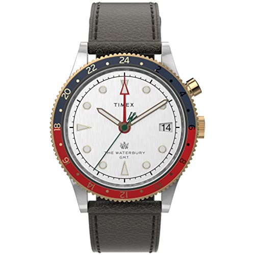 腕時計 タイメックス メンズ Timex Men 039 s Waterbury Traditional GMT 39mm TW2U99100VQ Quartz Watch腕時計 タイメックス メンズ