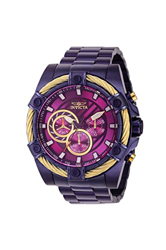 腕時計 インヴィクタ インビクタ メンズ Invicta Men's Bolt 52mm Stainless Steel Quartz Watch, Purple (Model: 38958)腕時計 インヴィクタ インビクタ メンズ