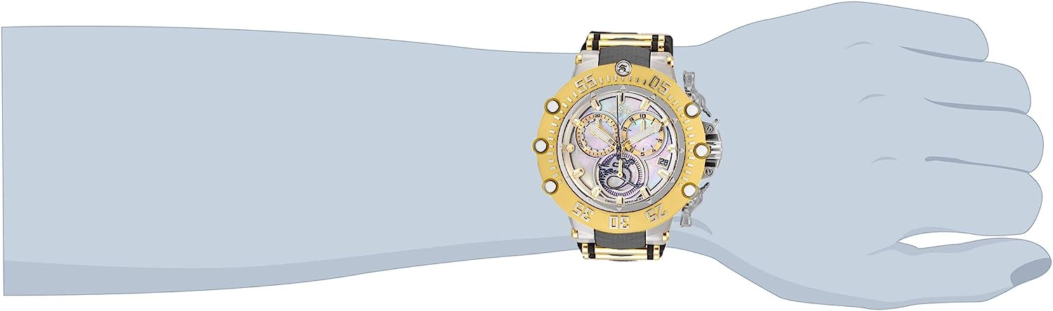 腕時計 インヴィクタ インビクタ メンズ Invicta Men's Subaqua 52mm Silicone and Stainless Steel Chronograph Quartz Watch, Black, 33648腕時計 インヴィクタ インビクタ メンズ 2