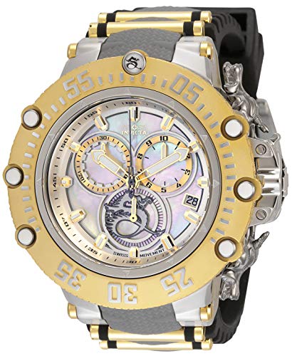 腕時計 インヴィクタ インビクタ メンズ Invicta Men's Subaqua 52mm Silicone and Stainless Steel Chronograph Quartz Watch, Black, 33648腕時計 インヴィクタ インビクタ メンズ 1