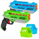 ナーフ アメリカ 直輸入 ソフトダーツ リフィル NERF Laser Strike 2 Player Laser Tag Game Pack Complete with 2 300ft Range Blasters 2 Holsters - Indoor or Outdoor Play Arcade Games, Toys for Kids Familyナーフ アメリカ 直輸入 ソフトダーツ リフィル