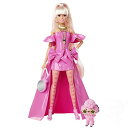 バービー バービー人形 【送料無料】Barbie Extra Fancy Doll in Pink Glossy High-Low Gown, with Pet Puppy, Extra-Long H