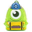 ラウンジフライ アメリカ 日本未発売 バッグ コラボ Loungefly Disney Monsters Inc Mike Wazowski Scare Cosplay Womens Double Strap Shoulder Bag Purseラウンジフライ アメリカ 日本未発売 バッグ コラボ