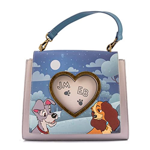 EWtC AJ { obO R{ Loungefly x Lady and the Tramp Heart Paw Prints Crossbody PurseEWtC AJ { obO R{