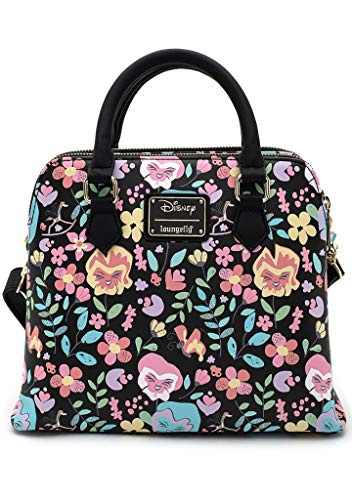 ラウンジフライ アメリカ 日本未発売 バッグ コラボ Loungefly X Disney Alice in Wonderland Flowers AOP Crossbody Bagラウンジフライ アメリカ 日本未発売 バッグ コラボ