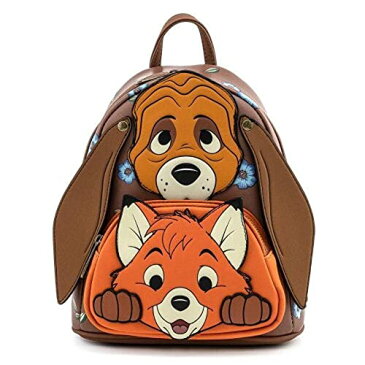 ラウンジフライ アメリカ 日本未発売 バッグ コラボ 【送料無料】Loungefly Disney Fox and Hound Todd and Cooper Cosplay Womens Double Strap Shoulder Bag Purseラウンジフライ アメリカ 日本未発売 バッグ コラボ