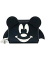 EWtC AJ { z EHbg Loungefly X LASR Exclusive Disney Mickey Bat Zip Wallet - Black - Fashion Accessory Cute Wallet Halloween Bats Goth Festival RaveEWtC AJ { z EHbg