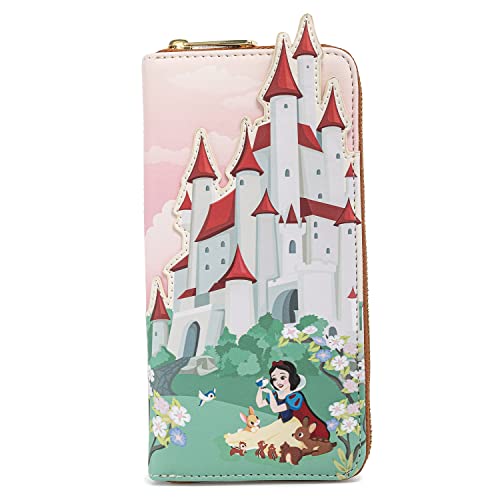 ラウンジフライ アメリカ 日本未発売 財布 ウォレット Loungefly Disney Snow White Castle Scene Zip Around Walletラウンジフライ アメリカ 日本未発売 財布 ウォレット