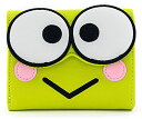 ラウンジフライ アメリカ 日本未発売 バッグ コラボ Loungefly x Sanrio Hello Kitty Keroppi Cosplay Tri-fold Wallet (Green, One Size)ラウンジフライ アメリカ 日本未発売 バッグ コラボ