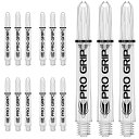 海外輸入品 ダーツ シャフト TARGET Darts 5 x Sets of Clear Pro Grip Shaft Short - 15 in Total...