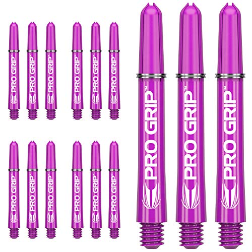 海外輸入品 ダーツ シャフト Target Darts 5 x Sets of Purple Pro Grip Shaft Intermediate - 15 in Total海外輸入品 ダーツ シャフト