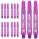 海外輸入品 ダーツ シャフト TARGET Darts 5 x Sets of Purple Pro Grip Shaft Intermediate - 15 ...