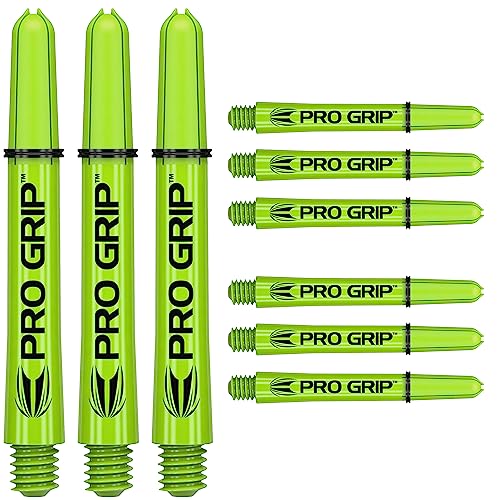 海外輸入品 ダーツ シャフト Target Darts 3 x Sets of Green Pro Grip Shaft Short - 9 in Total海外輸入品 ダーツ シャフト