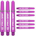 海外輸入品 ダーツ シャフト TARGET Darts Pro Grip Shafts ? Set of 9 | Purple, Short (34mm) | ...
