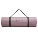 ヨガマット フィットネス Gaiam Extra-Thick Yoga Fitness Mat and Exercise Mat with Non-Slip T...