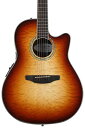 Ix[V AR[XeBbNM^[ COA Ovation Celebrity Standard Exotic Mid-depth Acoustic-electric Guitar - Cognac Burst Natural GlossIx[V AR[XeBbNM^[ COA