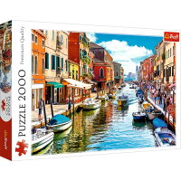 ジグソーパズル 海外製 アメリカ Trefl Murano Island, Venice 2000 Piece Jigsaw ...