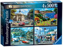 ジグソーパズル 海外製 アメリカ Ravensburger Happy Days Collection No.1 Look North 4X 500 Piece...