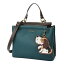 chala バッグ パッチ カバン かわいい CHALA Charming Satchel with Adjustable Strap - Dog Gen II - Turquoisechala バッグ パッチ カバン かわいい