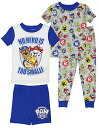 pEpg[ AJA q LbY t@bV Paw Patrol Boys' Pajama Set 4-Piece Cotton Sleepwear Set, Grey Print, Size 2TpEpg[ AJA q LbY t@bV