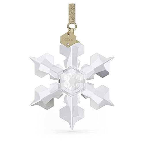 ե ꥹ ʪ ʥ SWAROVSKI Swarovski Annual Edition 2022 Ornament, White Swarovski Crystals with Champagne Gold Tone Finish Metal, Part of the Swarovski Annual Edition Cե ꥹ ʪ ʥ SWAROVSKI