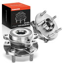 自動車パーツ 海外社外品 修理部品 A-Premium 2 x Front Wheel Bearing and Hub Assembly with 5-Lug ...