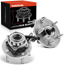自動車パーツ 海外社外品 修理部品 A-Premium 2 x Front Wheel Bearing and Hub Assembly with ABS & ...