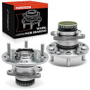 自動車パーツ 海外社外品 修理部品 A-Premium 2 x 512437 Rear Wheel Bearing and Hub Assembly with ...