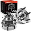 自動車パーツ 海外社外品 修理部品 A-Premium 2 x Rear Wheel Bearing and Hub Assembly with 5-Lug C...