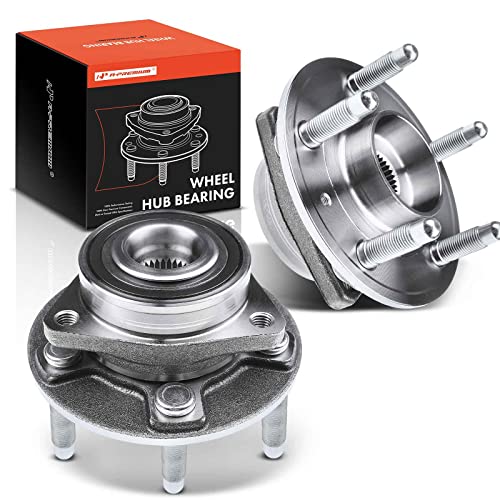 自動車パーツ 海外社外品 修理部品 A-Premium 2 x Front or Rear Wheel Bearing and Hub Assembly with 5-Lug Compatible with Chevrolet GMC Buick Cadillac - Equinox Malibu Impala Camaro Terrain Lacrosse Regal Allure CT自動車パーツ 海外社外品 修理部品