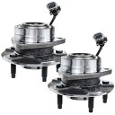 自動車パーツ 海外社外品 修理部品 A-Premium 2 x Front Wheel Bearing and Hub Assembly with ABS & ...