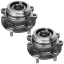 自動車パーツ 海外社外品 修理部品 A-Premium 2 x 513296 Front Wheel Bearing and Hub Assembly with...