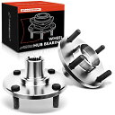 自動車パーツ 海外社外品 修理部品 A-Premium 2 x Front Wheel Hub Assembly with 4-Lug Compatible w...